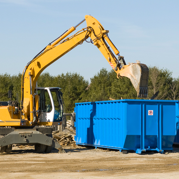 how many times can i have a residential dumpster rental emptied in Steamburg